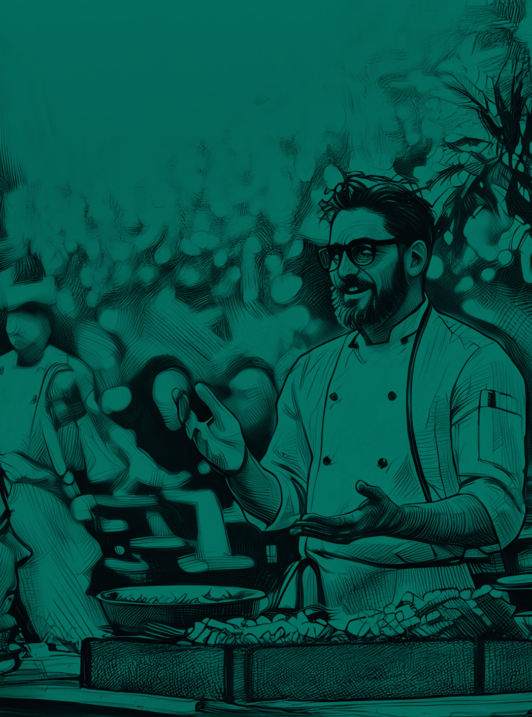 Chef Demos Live cooking on stage